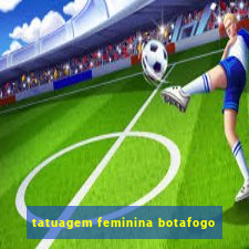 tatuagem feminina botafogo